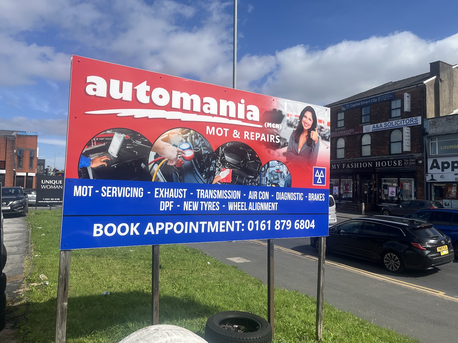 Automania MOT & repairs, 153 Cheetham Hill Rd, Cheetham Hill.