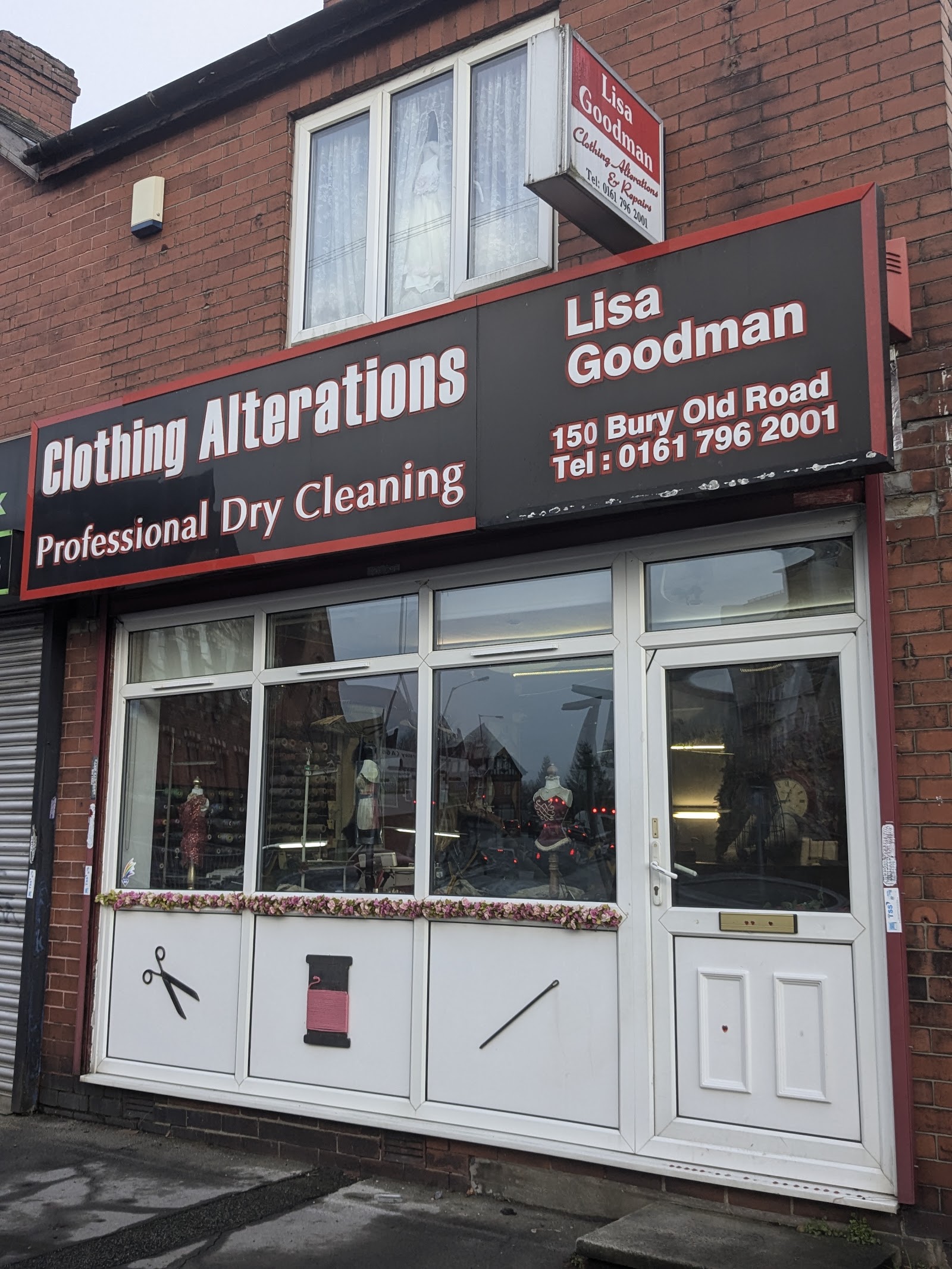 Goodman Lisa Professional Dry Cleaning and Alterations, 150 Bury Old Rd, Whitefield.
