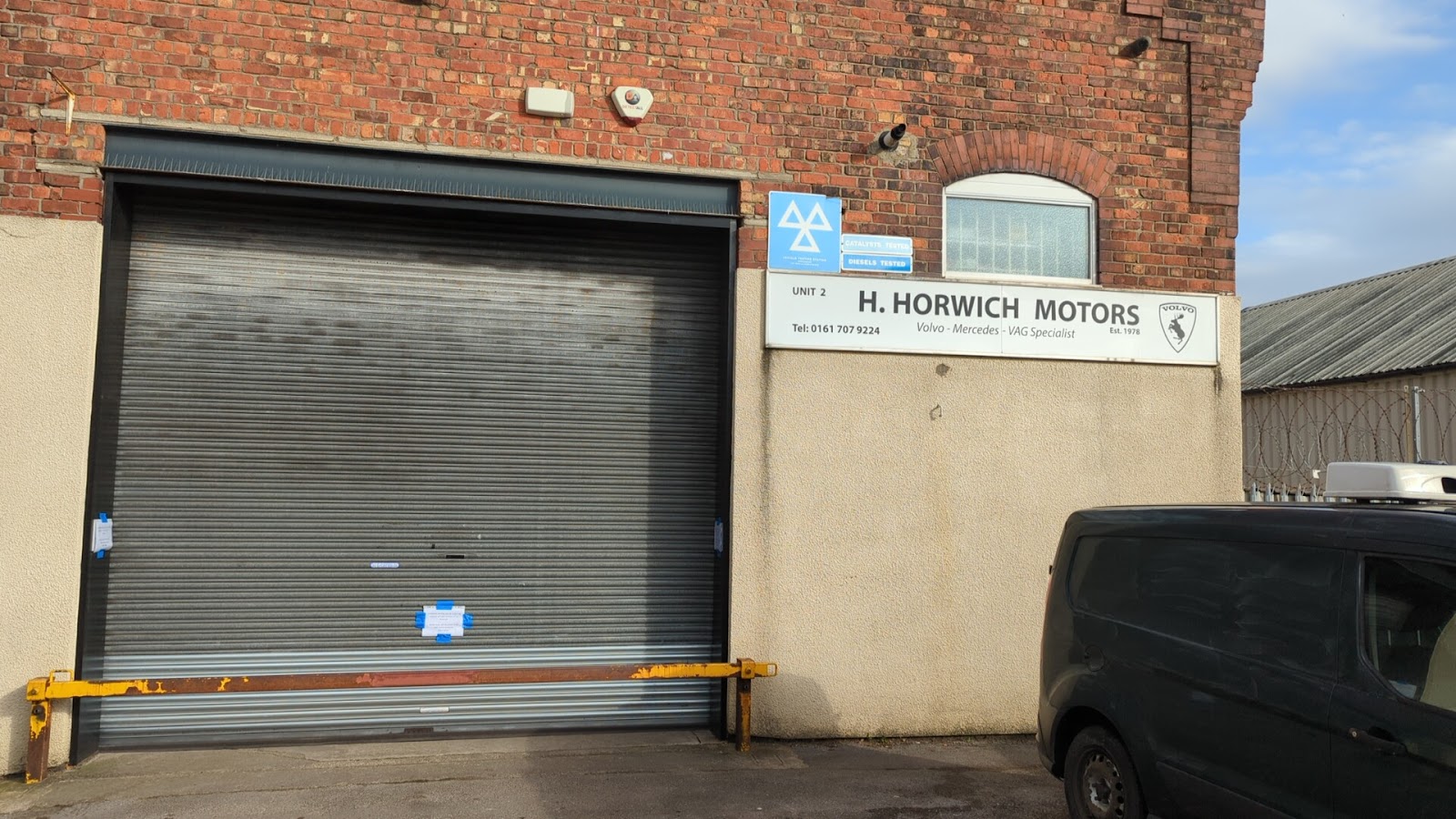 H. Horwich Motor Engineers, Unit 2, Eccles.
