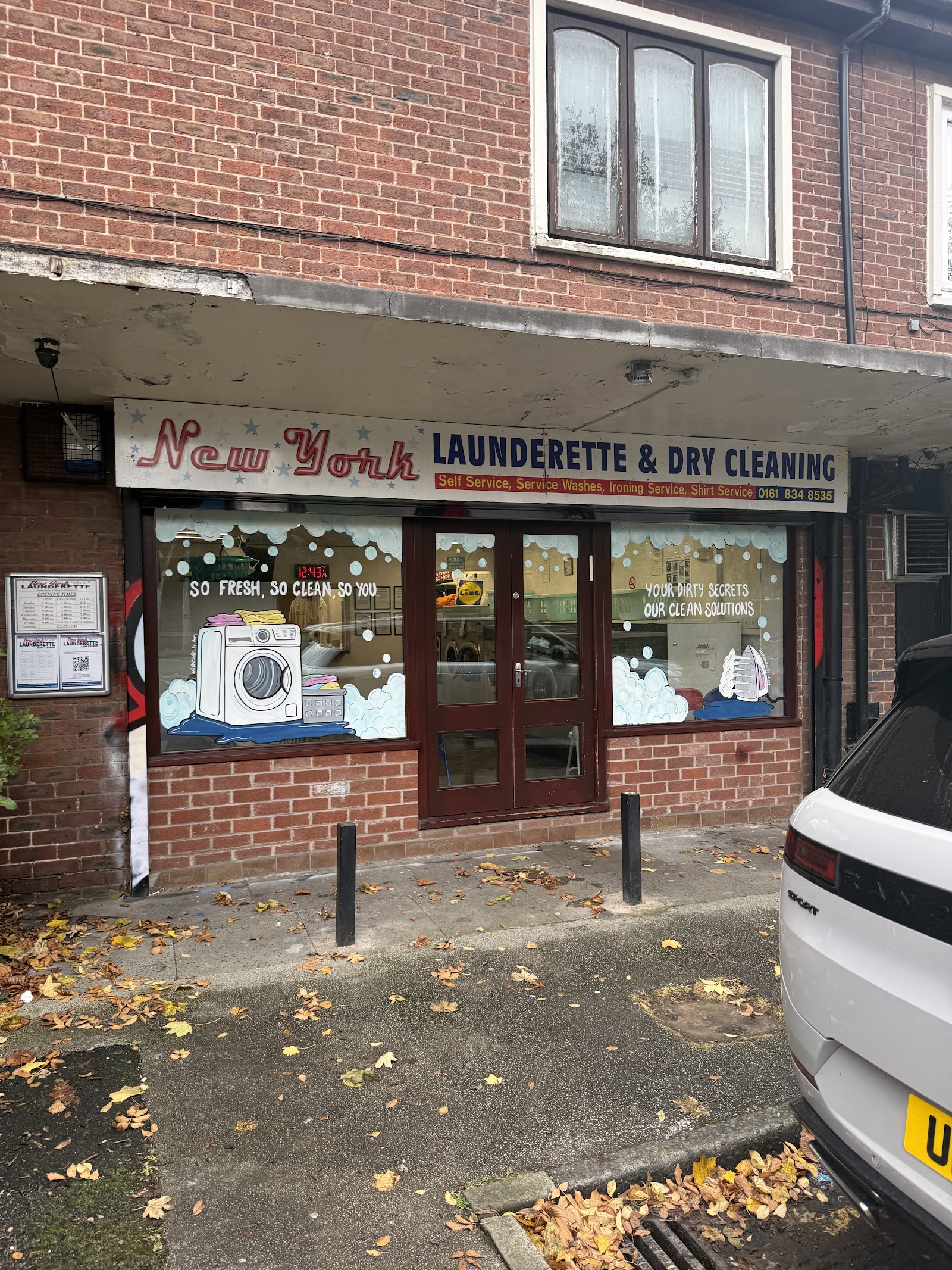 New York Launderette & Dry Cleaners, 1 Salisbury House, Salford.