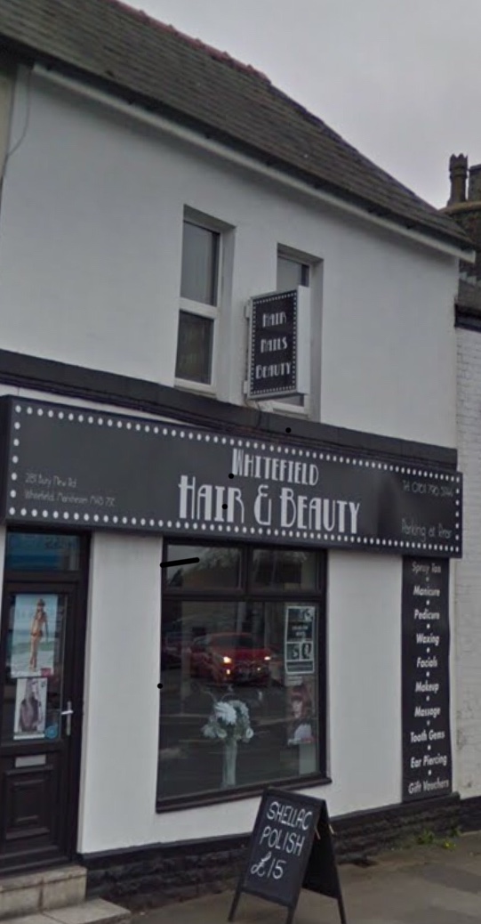 Whitefield Hair and Beauty Salon, 281 Bury New Rd, Whitefield.